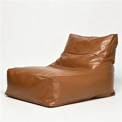 Pouf poire en similicuir